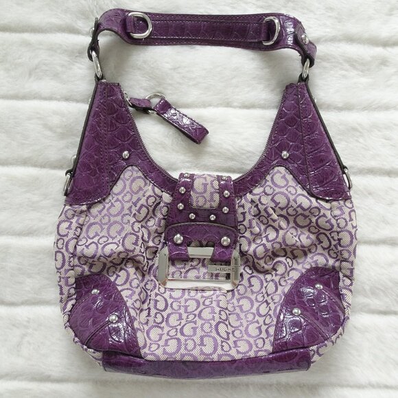 Women's Guess Purple Handbag - Picture 1 of 9